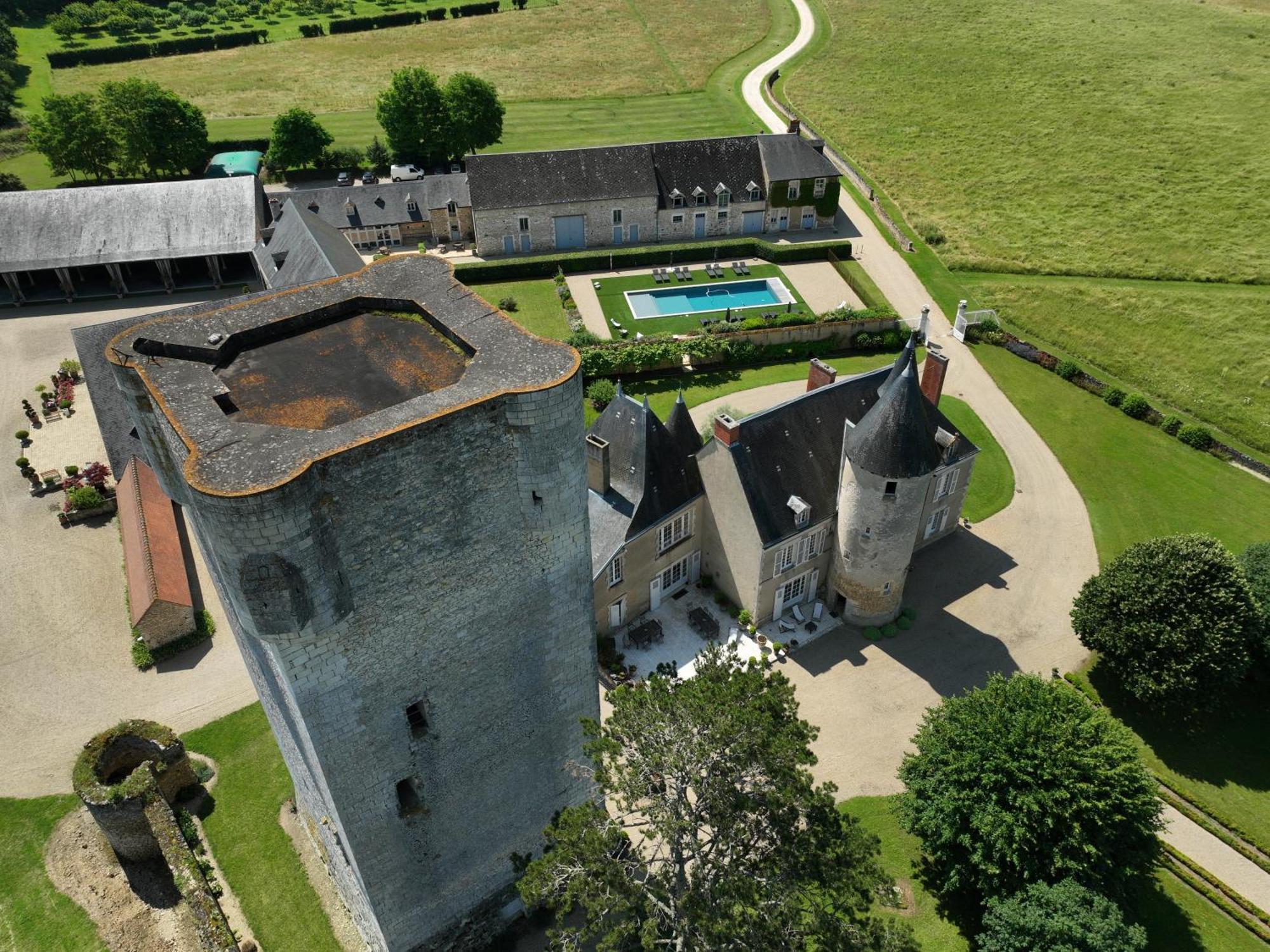 Château de Mazières Tendu Exterior foto