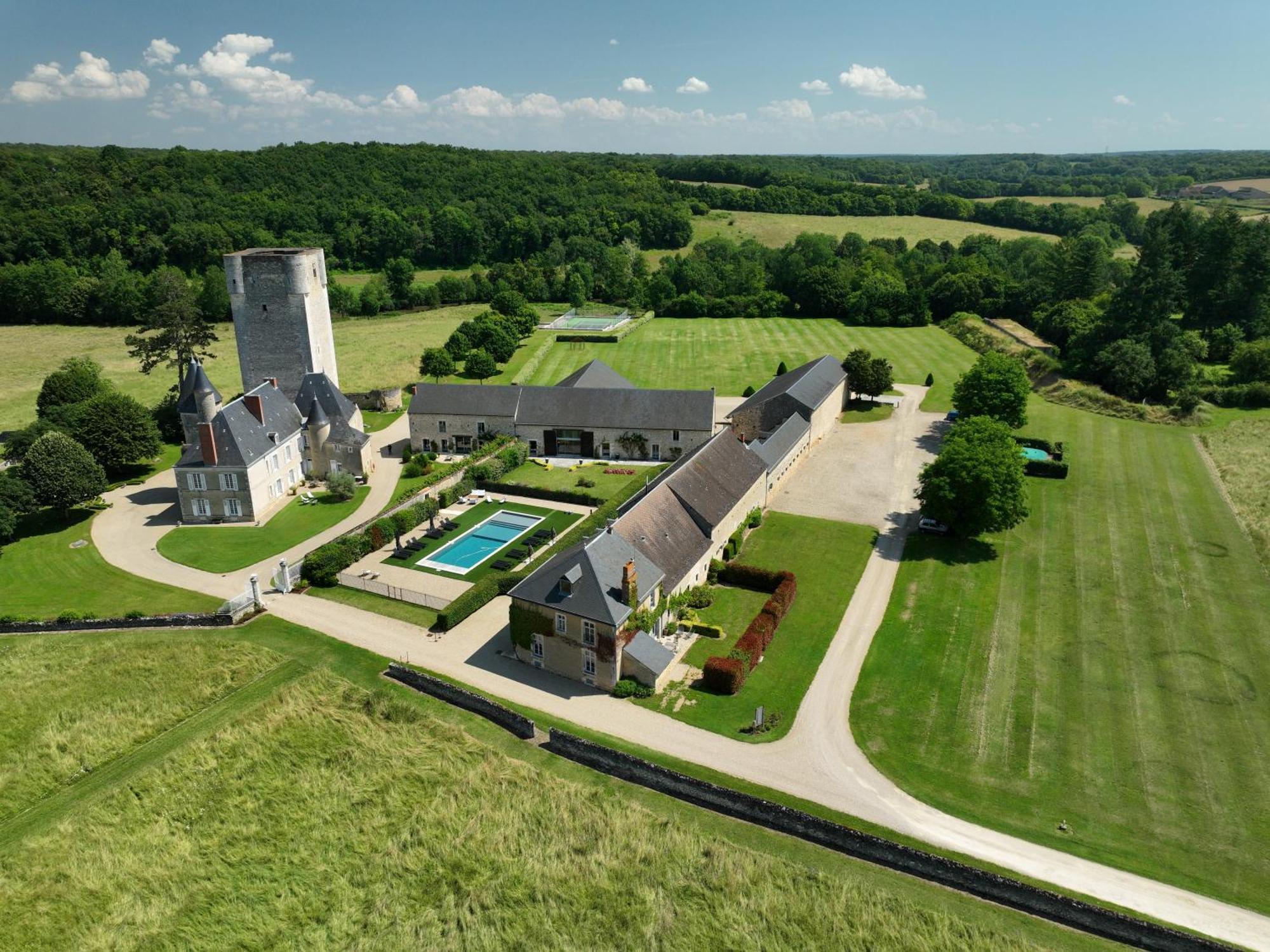 Château de Mazières Tendu Exterior foto